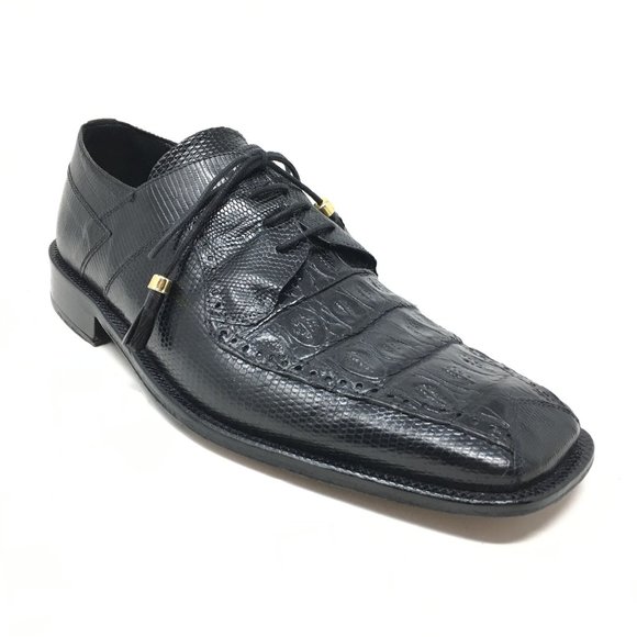 David Eden Oxfords Shoes Size 9 Black Croc Liz main image 9